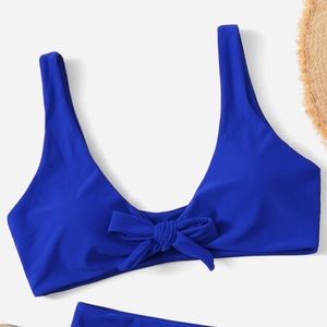 SHEIN knot front bikini